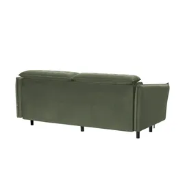 Smart Schlafsofa mit verstellbaren Kopfstützen Momoka ¦ grün ¦ Maße (cm): B: 226 H: 90 T: 104.0