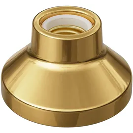 ledscom.de ELEKTRA 1x E27 Porzellan gold glänzend