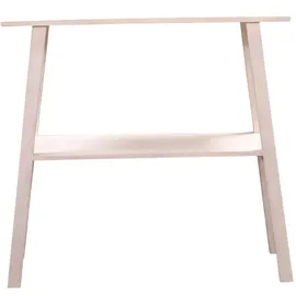 Marrakesch Orient & Mediterran Interior Boho Deko Konsole Anrichte Japandi 90 x 30 x 75 cm Weiss