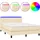 vidaXL Boxspringbett 140 x 200 cm Creme