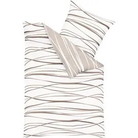 KAEPPEL Motion Mako-Satin natur 155 x 220 cm + 80 x 80 cm