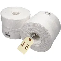 GarPet 2x Kordelband Bindegarn 1000 m Gartenschnur Pflanzschnur Bindeschnur