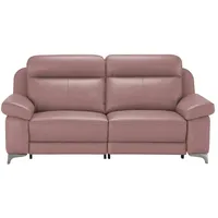 Wohnwert Sofa 3-sitzig mit elektrischer Relaxfunktion Arianna ¦ rosa/pink ¦ Maße (cm): B: 208 H: 98 T: 103