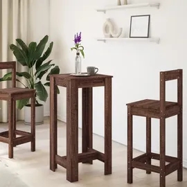 vidaXL Bartisch 51 x 50 x 103,5 cm Braun