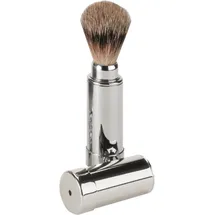 Erbe Solingen Reise-Rasierpinsel Dachshaar Chromgriff mit Kappe