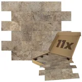 Dalsys Wandpaneele Dalsys Beige 11 St. 1 m2