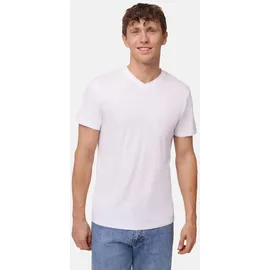 Danish Endurance HERREN MODAL V-AUSSCHNITT T-SHIRT - 2-Pack - Weiß - 2XL