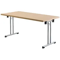 bümö Klapptisch 160 x 80 x 73 cm braun