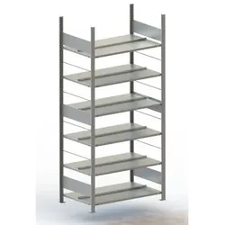 Grundregal META COMPACT S3 2200x1000x600 144 Ordner 6 Böden, vzk, zerlegt