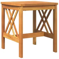 VidaXL Gartenseitentisch Braun 45x45x50 cm Aus massivem Akazienholz