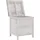 furnicato Gartentruhe 50 x 49 x 56,5 cm Weiß
