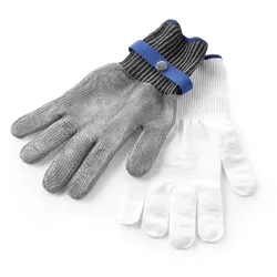 HENDI Schnittfeste Handschuhe, zertifiziert, mittel, (L)305mm