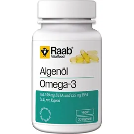 Raab Vitalfood Algenöl Omega-3 Kapseln 30 St.
