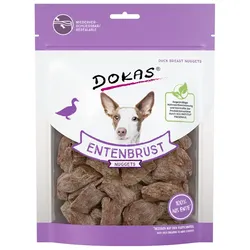 DOKAS Nuggets 110 Gramm Hundesnacks Entenbrust 10 x 110 Gramm