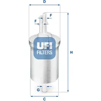 UFI Kraftstofffilter