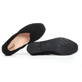THINK! Damen Gaudi chromfrei gegerbte nachhaltige Halbschuhe, SCHWARZ 0000