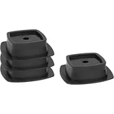 CALIMA Stützplatten 4 Stk. Schwarz
