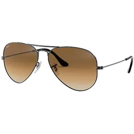 Ray-Ban Aviator Large Metal RB3025 004/51 58-14 gunmetal/light brown gradient