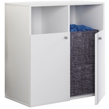VCM Wäscheschrank »Klidas«, BxHxT: 80 x 39 cm, - weiss