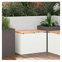 vidaXL Gartenbank 60 x 40 x 43 cm Weiß