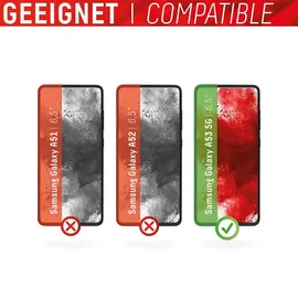 Displex Real Glass + Case Schutzset für Samsung Galaxy A53 5G