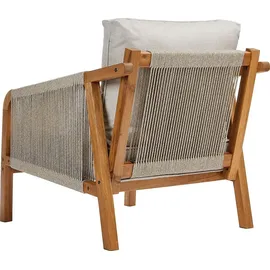 BUTLERS Rope Island Outdoor Sessel 80 x 70 x 69 cm braun