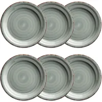 Mäser Dessertteller 20 cm grau 6er Set