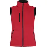 Clique Padded Softshell Vest Lady - rot XS