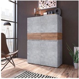 INOSIGN Highboard »Rimini«, Höhe 129 cm, braun