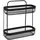 5five simply smart Wandregal Mayaj 2 Ebenen Metall Schwarz