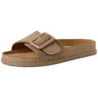 TAMARIS Pantolette Damen, beige, Gr. 38 EU
