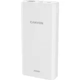 Canyon PB-2001 - 20000 mAh - Lithium Polymer (LiPo) - Weiß - Weiß