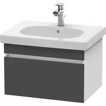 Duravit Waschtischunterschrank 1 Auszug 60 x 39,8 cm Grau/Weiß Matt