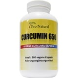 Kurkuma Extrakt - 360 Curcuma Kapseln Extra Hochdosiert Curcumin 650