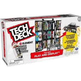 Tech Deck transformierendes Spiel- und Display-Rampen-Set und Tragetasche mit exklusivem Finger-Board, Spielzeug für Kinder ab 6 Jahren, Dusty Rose (Transparent)