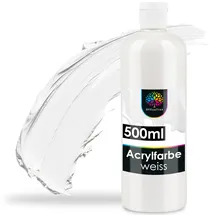 OfficeTree Acrylfarbe 1 St. 500 ml Weiß
