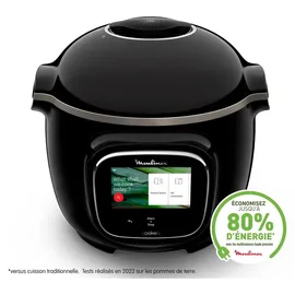 Moulinex Cookeo Touch Multicooker, intelligent, Hochdruck Touch Connect WiFi Schwarz