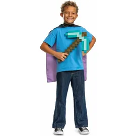 Jakks Pacific Disguise Minecraft Diamant-Spitzhacke- & Enderman-Umhang-Kostümset für Kinder, offiziell lizenziert von , inkl. Spitzhacke & Umhang inspiriert vo...