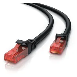 CSL Cat 6 Gigabit Ethernet LAN Kabel - mehrfach geschirmt - UTP Gigabit - 1000 Mbit/s - Patchkabel - Netzwerkkabel - 30m