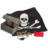 Melissa & Doug | Piratentruhe | Rollenspiel | Halloween-Kostüm | 3+ | Geschenk für Jungen oder Mädchen