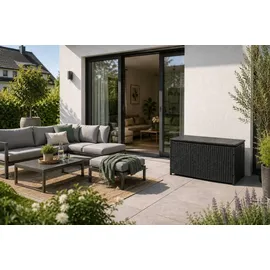 teicogroup Kissenbox 300L 50 x 62 cm Schwarz