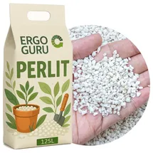 Gardenguru Perlite 125L für Pflanzen zur Bodenverbesserung Bauwesen Substrat ideal für Garten und Zimmerpflanzen