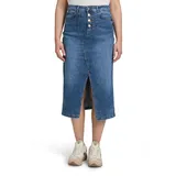 Cartoon Jeansrock mit Waschung 36