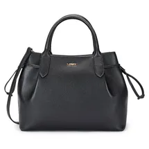 L.Credi Sapphira Henkeltasche Leder Black