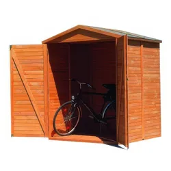 Garten Geräteschrank Brünn - Gartenschrank aus Kiefer, Honigbraun - stabiler Geräteschuppen für vielseitiges Gartenzubehör