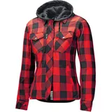 Held Lumberjack II Motorradjacke Schwarz/Rot 2XL