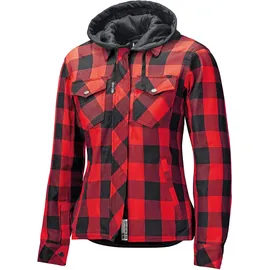 Held Lumberjack II Motorradjacke Schwarz/Rot 2XL