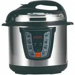 Swiss Home - Elektronischer 6-Liter-Express-Kocher (1000 W) mit Low-Cooker-Zubehör