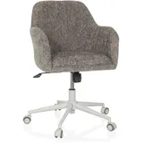 hjh living Home Office Bürostuhl SOLAO HOME Stoff Grau