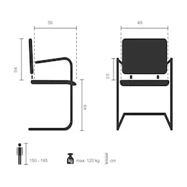 HJH Office Flyer Pro V schwarz / grau